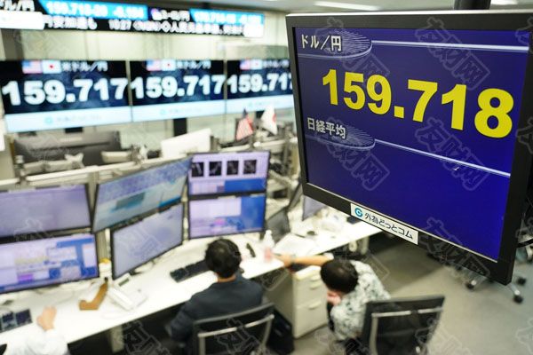 ﻿对冲基金大量涌入美元兑日元最高将升至165日元的交易(2024年12月27日)